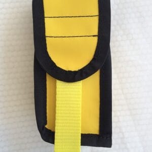 BA set casualty handling strap The design is simple but effective. The strap is made from strong, FR webbing loops which allow the strap to pass under the casualty and be gripped by the fire-fighter at multiple lengths, crucially making it easy to fit and extremely quick to deploy. For stowage the strap fits snugly into the pouch which has an ultra low profile, minimising the risk of it becoming a snag hazard while taking up as little space on the set as possible. All materials are FR and with long puller tabs the pouch is easy to open with gloves or in the dark. An important new piece of safety equipment potentially helping the BA wearer to save lives.