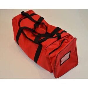 Fire fighter large kit bag Stows all the kit with a separate personal items end section. Big enough for all the FF apparel including boots and helmet Colour choice Flag stitched fittings Tough poly material Brigade printing Clear id pocket